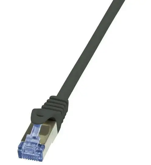 Cablu S/FTP LogiLink CQ3073S, Cat.6A, Patchcord (Negru)