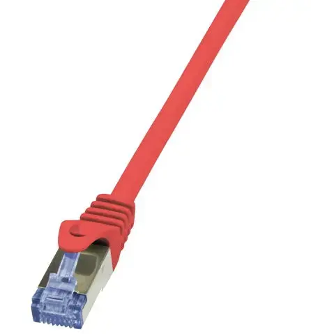 Cablu S/FTP LogiLink CQ3084S, Cat.6A, Patchcord (Rosu)