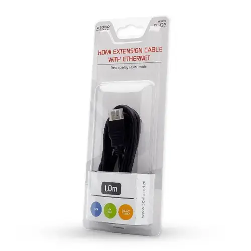 Cablu Savio CL-132, HDMI v1.4, 1m