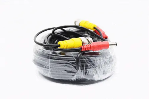Cablu sertizat 10 m pentru camere de supraveghere, BNC + DC, cupru 4 mm
