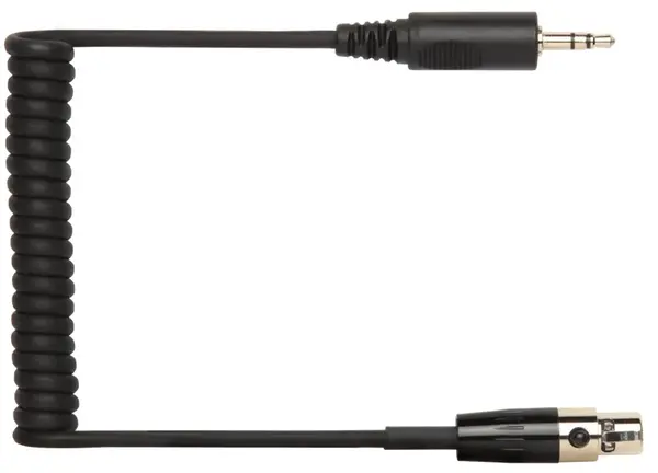 Cablu Shure - WA461, TA3F/3,5 mm, 0,3 m, negru