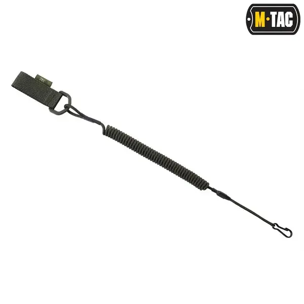 Cablu siguranta pistol M-TAC - OLIVE