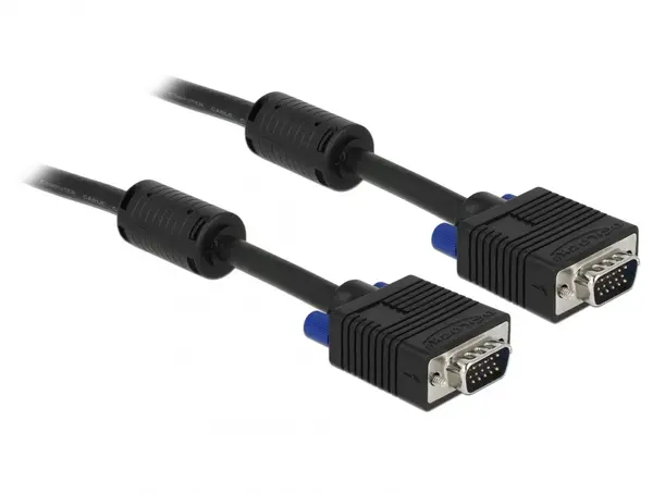 Cablu SVGA 15T-15T ecranat 15m, Delock 82561