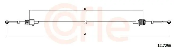 cablu,transmisie manuala COFLE 12.7256