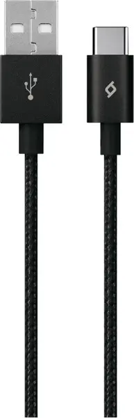 Cablu ttec - AlumiCable, USB-A/USB-C, 1.2 m, negru
