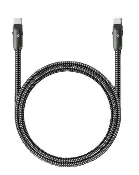 Cablu ttec – ExtremeCable Hip, USB-C/USB-C, 60W, gri