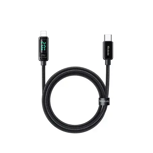 Cablu Type-C la Lightning Mcdodo Digital Pro, PD, 1.2m, 20W (Negru)