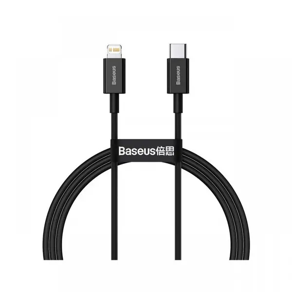 Cablu Type-C la Lightning PD Baseus Superior Series Black