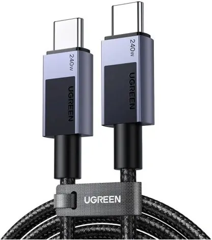 Cablu Ugreen - L513, USB-C/USB-C, 240W, 2 m, gri
