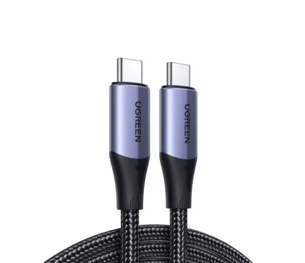 Cablu Ugreen - US355, USB-C/USB-C, 1 m, negru