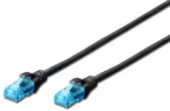 Cablu UPT Digitus DK-1512-020/BL, CAT.5e, Patch, 2 m (Negru)