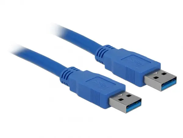 Cablu USB 3.0 A-A 3m T-T albastru, Delock 82536