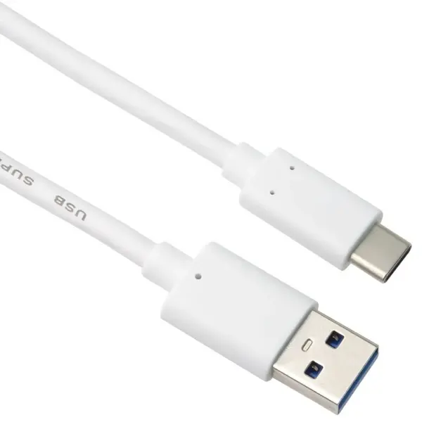 Cablu USB 3.2 Gen 2-C la USB-A 3A T-T 1m Alb, ku31ck1w