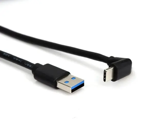 Cablu USB-A 3.2 la USB type C drept/unghi 3m, ku31cze3bk