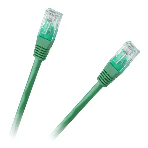 Cablu UTP CAT 6E CCA verde 1.5 m
