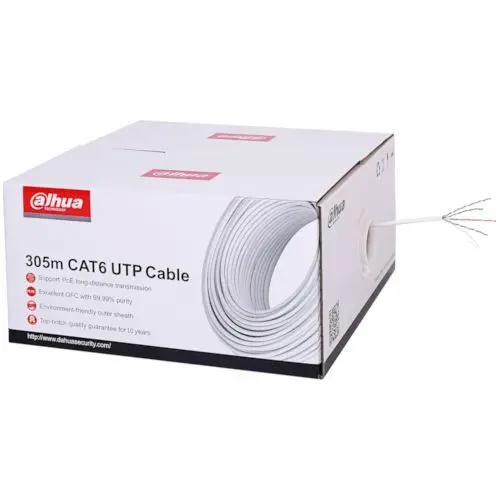 Cablu UTP CAT6 Dahua, rolă 305 m
