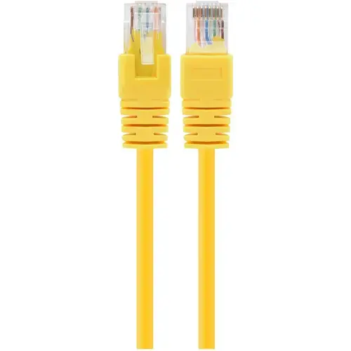 Cablu UTP GEMBIRD Cat6, cupru-aluminiu, 1 m, galben, AWG26, PP6U-1M/Y