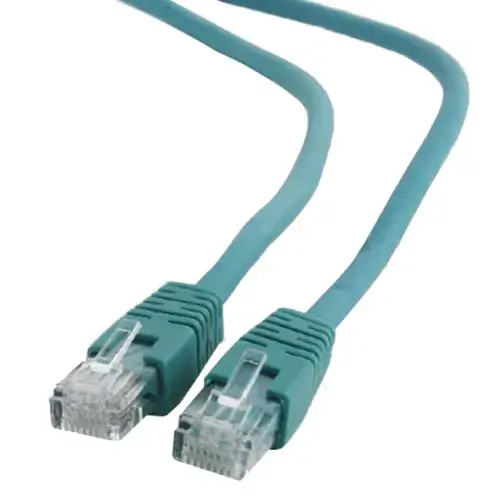 Cablu UTP GEMBIRD Cat6, cupru-aluminiu, 2 m, verde, AWG26, PP6U-2M/G