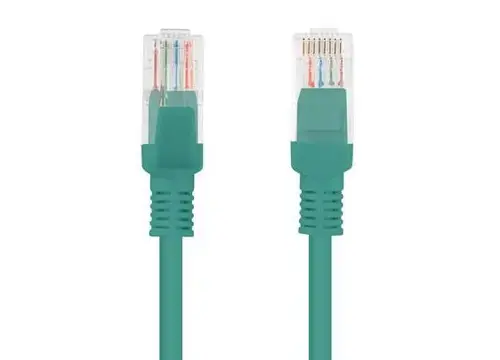 Cablu UTP Lanberg PCU6-10CC-0050-G, CAT.6, 0.5m (Verde)