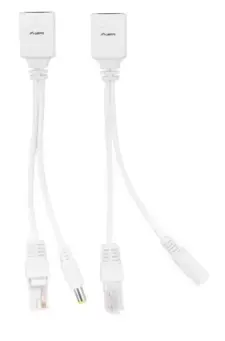 Cablu UTP, pasiv cu injector PoE, Lanberg 42148, 10cm