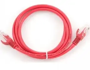CABLU UTP Patch cord cat.5E, 3m rosu
