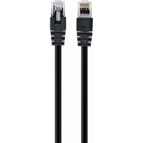 Cablu UTP SPACER SP-PT-CAT5-0.25M-BK, Cat5e, cupru-aluminiu, 0.25 m, negru, AWG26