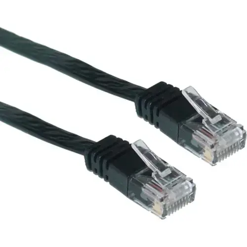 Cablu UTP SPACER SP-PT-CAT5-1M-BK, Cat5e, cupru-aluminiu, 1 m, negru, AWG26