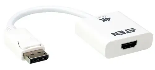 Cablu video Aten VC986B-AT, DisplayPort (T) la HDMI (M) (Alb)