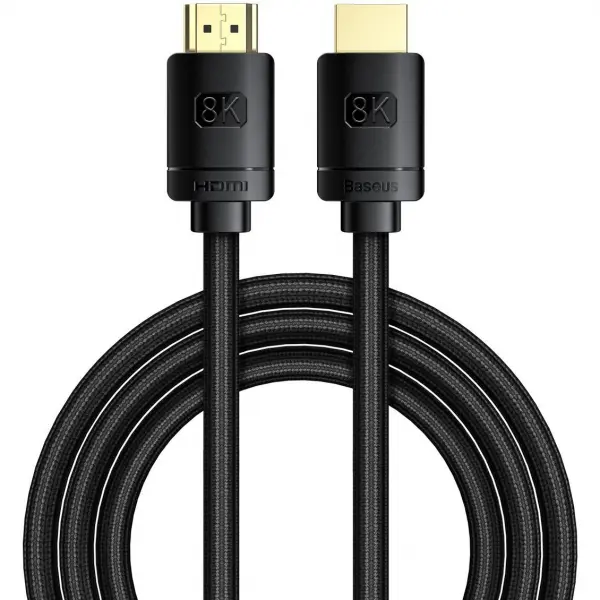 Cablu Video Baseus High Definition, HDMI - HDMI, 8K, 2m, Negru CAKGQ-K01