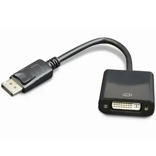 Cablu video Gembird DisplayPort (T) la DVI-I DL (M), 10cm, rezolutie maxima Full HD la 60Hz, Negru, AB-DPM-DVIF-002