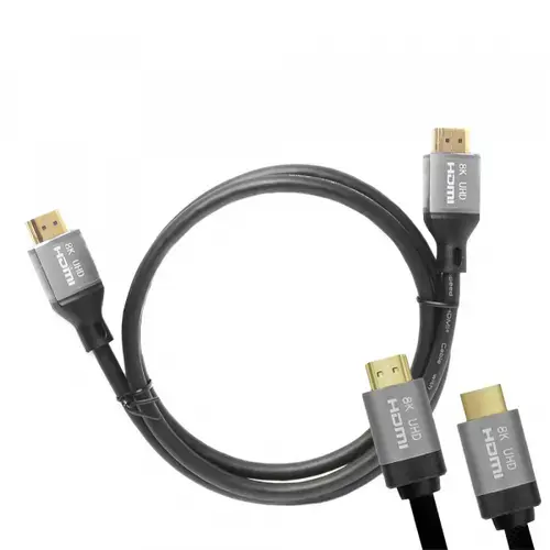 Cablu Video LTC Gold, HDMI - HDMI, 8K, 1m, Negru