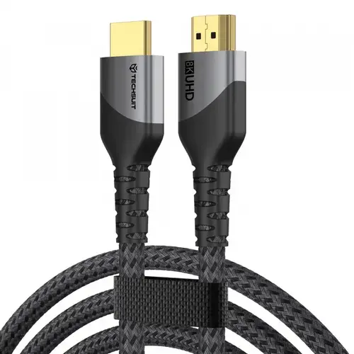Cablu Video Techsuit NexusVision Pro CX3, HDMI - HDMI, 8K, 2m, Gri