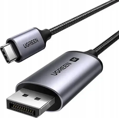 Cablu video Ugreen CM556, USB-C la DisplayPort, 8K, 3m