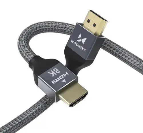 Cablu Video WZK Ultraboost, HDMI - HDMI, 8K, 3m, Gri