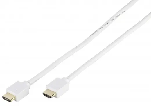 Cablu Vivanco - 47165, HDMI/HDMI с Ethernet, 2m, alb