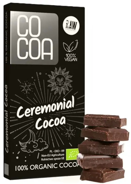 Cacao ceremonială bio, 50 g, Surovital