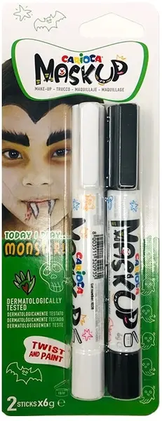 Cacioci de pictat pe fata Carioca Mask up - Monstru, 2 culori