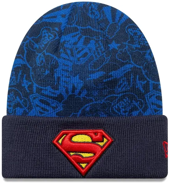 Căciulă de iarnă pentru copii New Era - DC Superman Youth, albastru