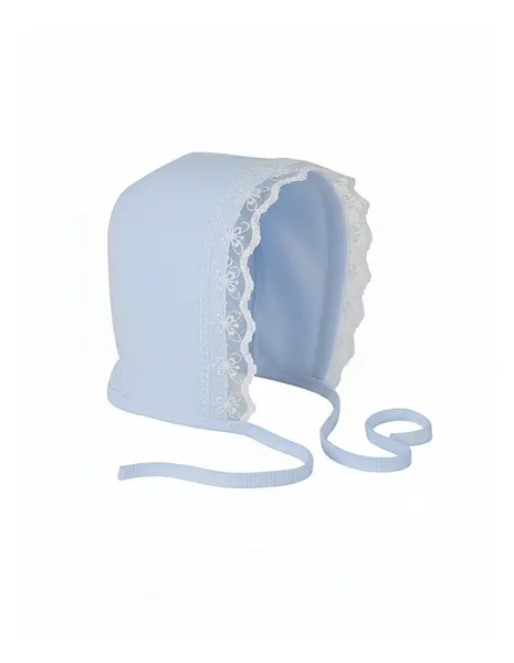 Caciulita cu dantela Izza, blue