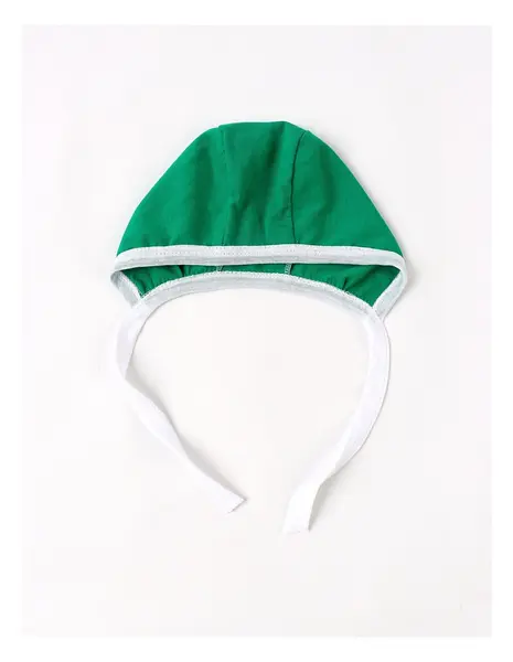 Caciulita stil TICHIE, bumbac glat, verde