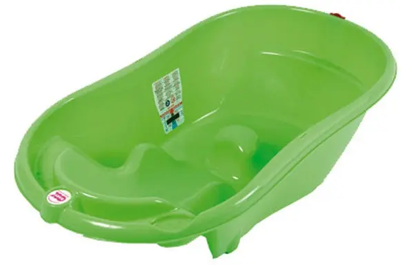 Cadă anatomică OK Baby - Onda, 53 cm, verde
