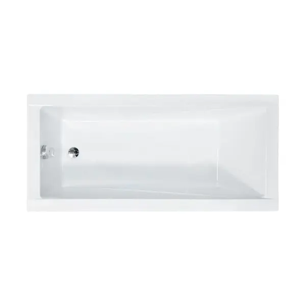 Cada baie dreptunghiulara, acril, 170 x 70 cm, instalatie completa, Besco Modern 2