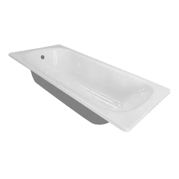 Cada baie dreptunghiulara Clara pentru suport otel emailat 170 x 70 cm