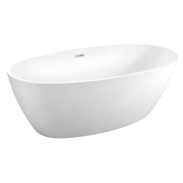 Cada baie freestanding Bella* BSM-220 acril 170 x 80 x 58 cm alb