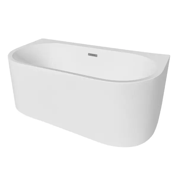Cada baie freestanding Bella WB-860 acril 150 x 80 x 59 cm alb