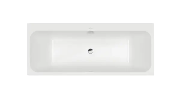 Cada baie incastrata 170x75 cm, dreptunghiulara, alb alpin, Villeroy Boch Architectura