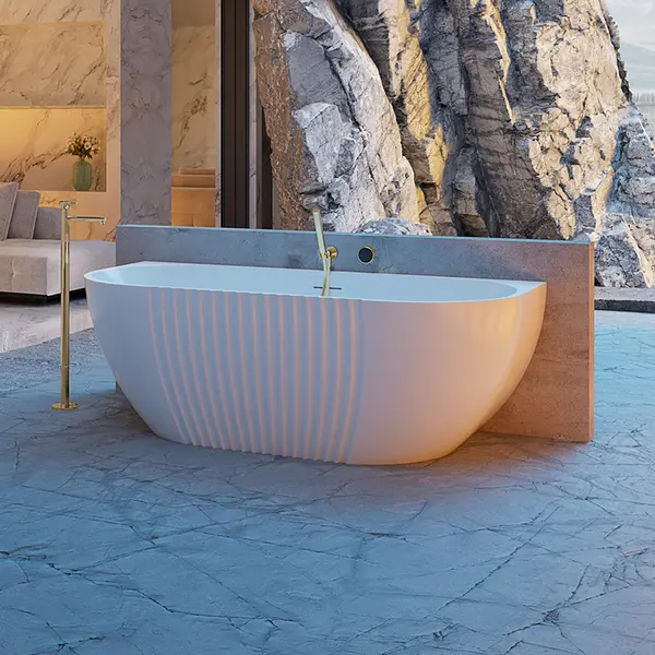 Cada Freestanding „Aurora Stone” 1500mm lungimex750mm latimex580mm inaltime