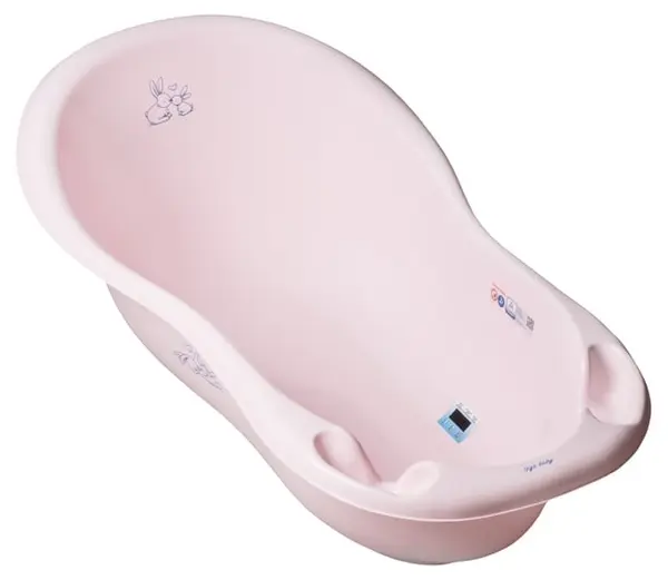 Cadă pentru bebeluși Tega Baby - Iepurași, 86 cm, roz