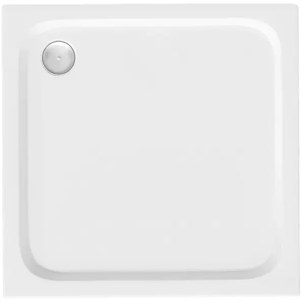 Cada pentru dus din acril Rea Belmond White 80x80