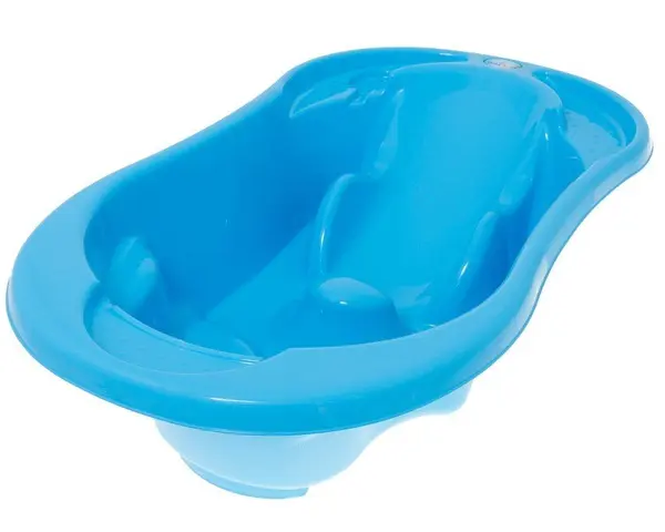 Cadita anatomica cu termometru Tega Baby Komfort Albastru inchis